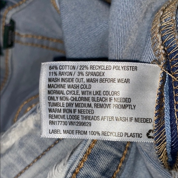 Wild Fable Blue Flare Wide Leg Jeans - Picture 8 of 10